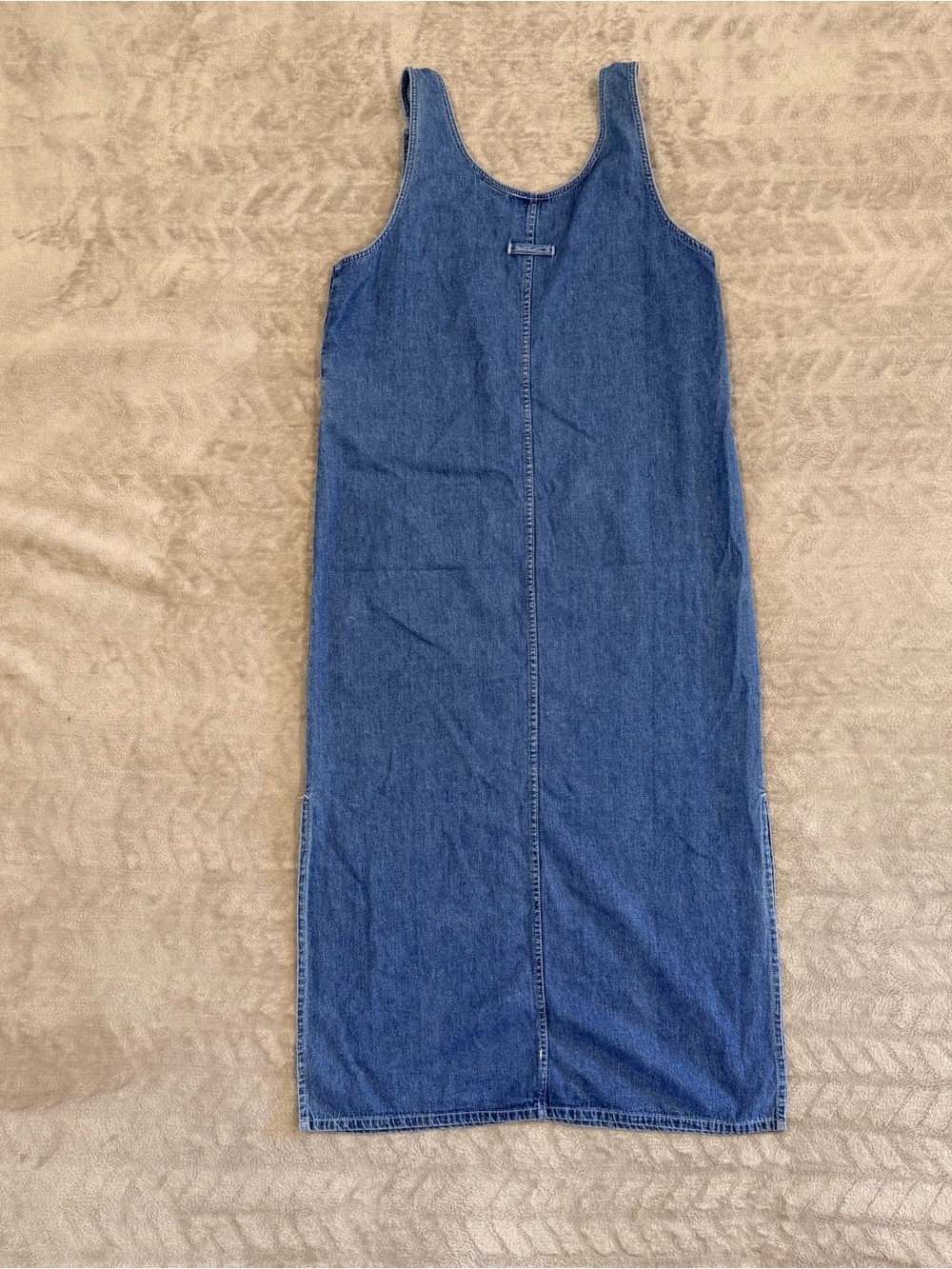 Carriage Court Sport Vintage Denim Jumper MIDI Dress 90s Grunge Indie Size S - Picture 6 of 6